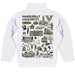 Vanderbilt University Commodores Hand Sketched Vive La Fete Impressions Artwork White Boys Quarter Zip Pullover V1 - Vive La Fête - Online Apparel Store