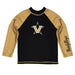 Vanderbilt University Commodores Vive La Fete Logo Black Long Sleeve Raglan Rashguard