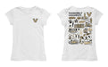 Vanderbilt University Commodores Hand Sketched Vive La Fete Impressions Artwork White Girls Cotton Short Sleeve Tee - Vive La Fête - Online Apparel Store