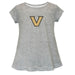 Vanderbilt Commodores Short Sleeve Youth Cotton Top Grey
