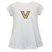 Vanderbilt Commodores Short Sleeve Youth Cotton Top White
