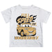 Vanderbilt University Commodores Vive La Fete Toy Racing Car Boys Game Day White Short Sleeve Tee