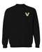 Vanderbilt University Commodores Hand Sketched Vive La Fete Impressions Black Cotton Crewneck Sweatshirt for Women