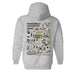 Vanderbilt University Commodores Hand Sketched Vive La Fete Impressions Black Hoodies for Women - Vive La Fête - Online Apparel Store