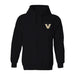 Vanderbilt University Commodores Hand Sketched Vive La Fete Impressions Black Hoodies for Women