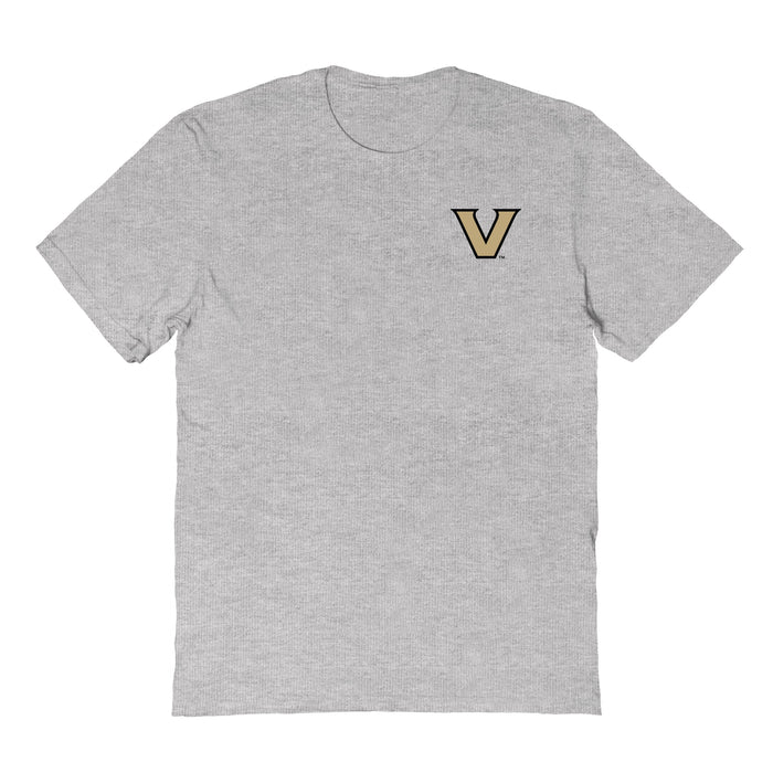 Vanderbilt Commodores Vive La Fete Impressions Artwork Grey Womens Cotton Tshirt