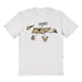 Vanderbilt University Commodores Hand Sketched Vive La Fete Impressions Icones White T-shirt for Women