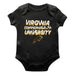 VCU Rams Virginia Commonwealth U Vive La Fete Infant Game Day Black Short Sleeve Bodysuit