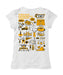 VCU Rams Virginia Commonwealth U Hand Sketched Vive La Fete Impressions Artwork White Girls Cotton Short Sleeve Tee - Vive La Fête - Online Apparel Store