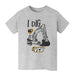 VCU Rams Virginia Commonwealth University Vive La Fete Excavator Heather Grey Cotton Short Sleeve Tee