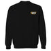 VCU Rams Virginia Commonwealth University Hand Sketched Vive La Fete Impressions Artwork Black Crew Neck Sweatshirt for