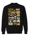VCU Rams Virginia Commonwealth Vive La Fete Impressions Black Cotton Crewneck Sweatshirt for Women
