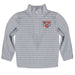 Valdosta Blazers Embroidered Gray Stripes Quarter Zip Pullover