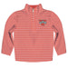 Valdosta Blazers Embroidered Red Cardinal Stripes Quarter Zip Pullover