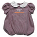 Virginia Tech Hokies VT Embroidered Maroon Girls Baby Bubble Short Sleeve