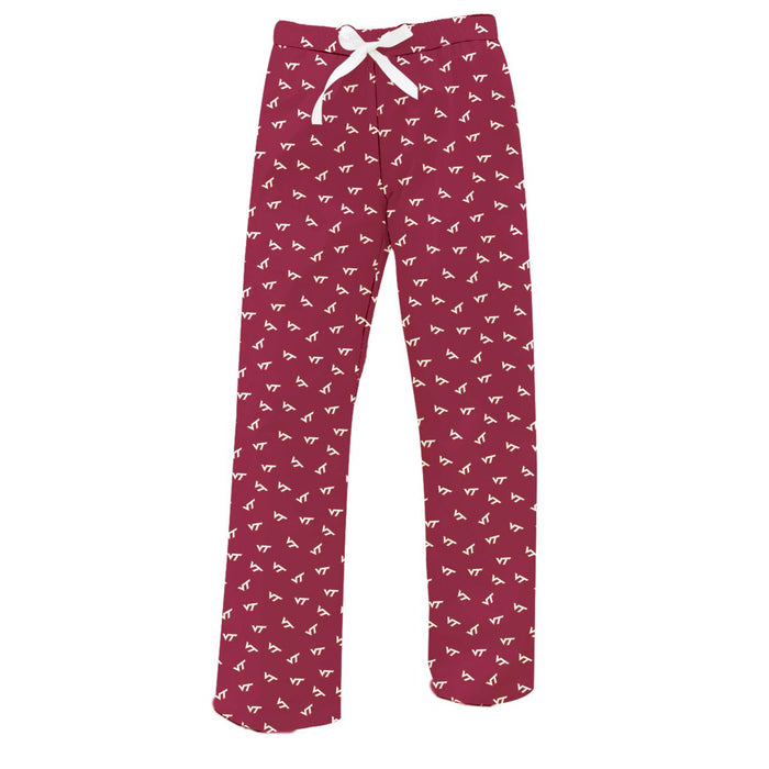Virginia Tech Vive La Fete Game Day All Over Logo Kids Lounge Pants