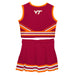 Virginia Tech Hokies VT  Vive La Fete Game Day Maroon Sleeveless Chearleader Set - Vive La Fête - Online Apparel Store