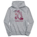 Virginia Tech Hokies VT  Excavator Heather Grey Cotton Youth Hoodie