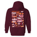 Virginia Tech Hokies VT Hand Sketched Artwork Cotton Fleece Women Hoodie - Vive La Fête - Online Apparel Store