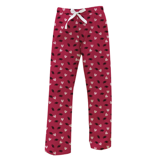 Virginia Union Panthers Vive La Fete Game Day All Over Logo Womens Lounge Pants