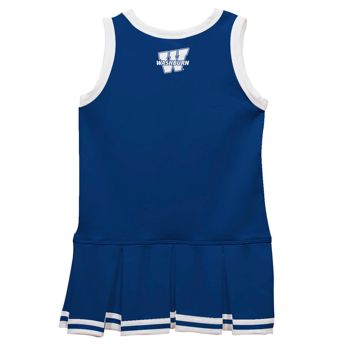 Washburn Ichabods Vive La Fete Game Day Blue Sleeveless Cheerleader Dress - Vive La Fête - Online Apparel Store