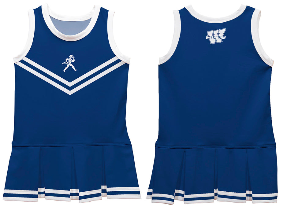 Washburn Ichabods Vive La Fete Game Day Blue Sleeveless Cheerleader Dress - Vive La Fête - Online Apparel Store