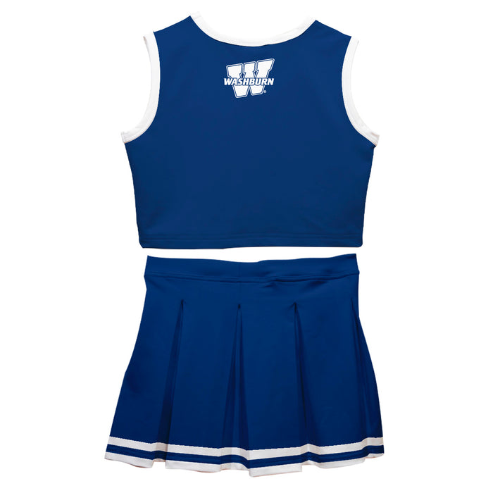 Washburn Ichabods Vive La Fete Game Day Blue Sleeveless Chearleader Set - Vive La Fête - Online Apparel Store