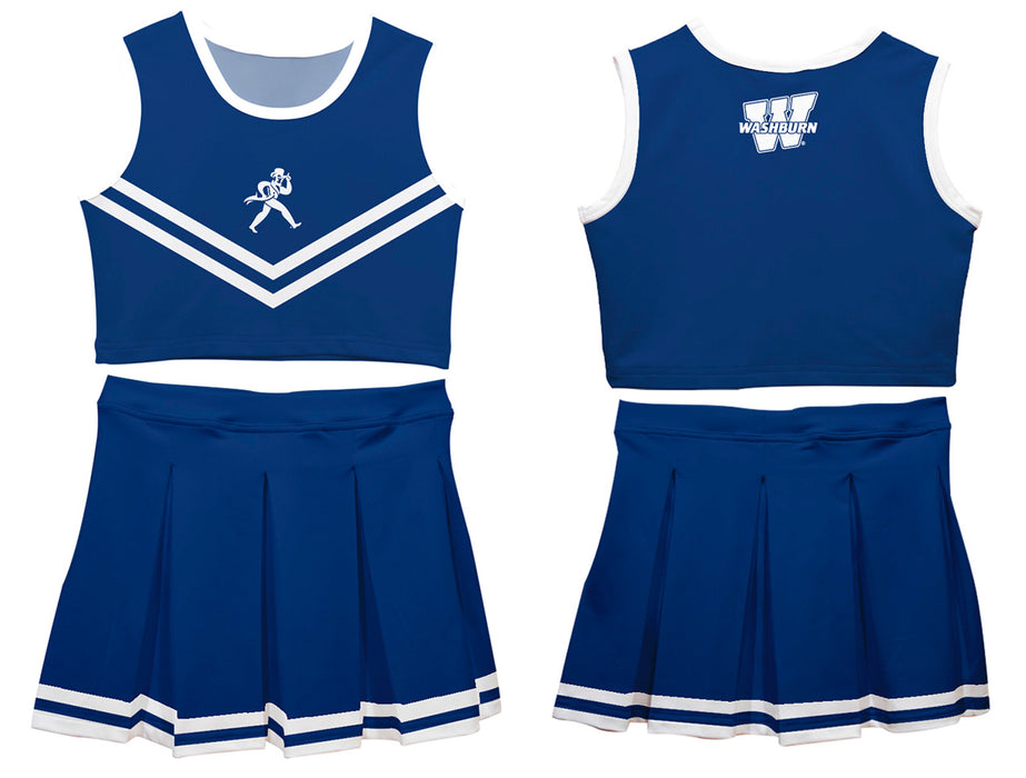 Washburn Ichabods Vive La Fete Game Day Blue Sleeveless Chearleader Set - Vive La Fête - Online Apparel Store