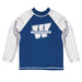 Washburn Ichabods Vive La Fete Logo Blue Long Sleeve Raglan Rashguard