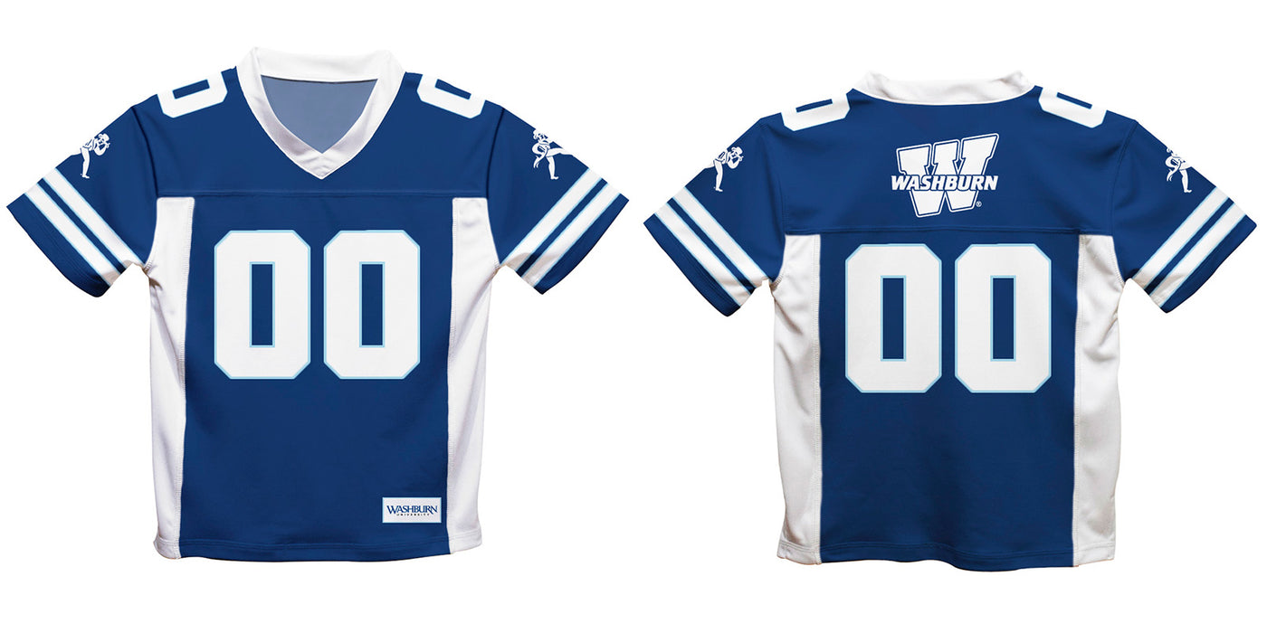 Washburn Ichabods Vive La Fete Game Day Blue Boys Fashion Football T-Shirt - Vive La Fête - Online Apparel Store