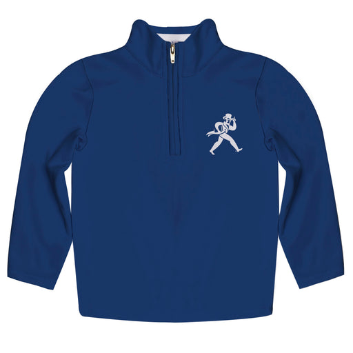 Washburn Ichabods Vive La Fete Logo and Mascot Name Womens Blue Quarter Zip Pullover