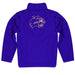Western Carolina Catamounts Vive La Fete Game Day Solid Purple Quarter Zip Pullover Sleeves - Vive La Fête - Online Apparel Store