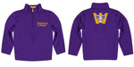 Williams College Ephs Vive La Fete Game Day Solid Purple Quarter Zip Pullover Sleeves - Vive La Fête - Online Apparel Store