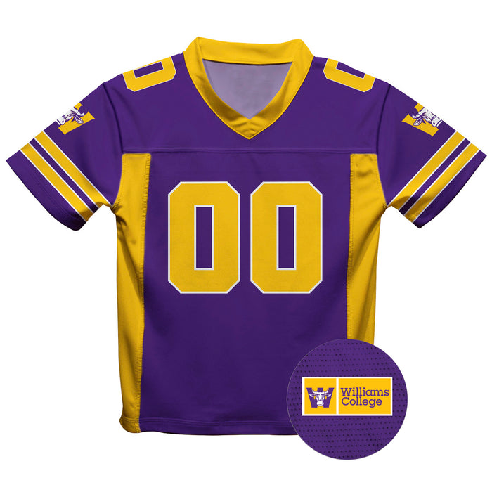 Williams College Ephs Vive La Fete Game Day Purple Boys Fashion Football T-Shirt - Vive La Fête - Online Apparel Store