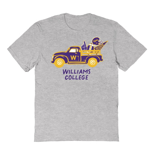 Williams College Ephs Hand Sketched Vive La Fete Impressions Truck Kids Grey Cotton T-shirt