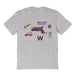 Williams College Ephs Hand Sketched Vive La Fete Impressions Icones Kids Grey T-shirt