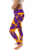 Williams College Ephs Vive La Fete Paint Brush Logo on Waist Women Purple Yoga Leggings - Vive La Fête - Online Apparel Store