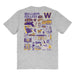 Williams College Ephs Vive La Fete Impressions Artwork Womens Cotton Tshirt - Vive La Fête - Online Apparel Store