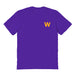 Williams College Ephs Vive La Fete Impressions Artwork Purple Womens Cotton Tshirt
