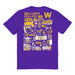 Williams College Ephs Vive La Fete Impressions Artwork Womens Cotton Tshirt - Vive La Fête - Online Apparel Store