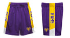 West Chester Golden Rams Vive La Fete Game Day Purple Stripes Boys Solid Gold Athletic Mesh Short - Vive La Fête - Online Apparel Store