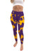 West Chester University Golden Rams WCU  Vive La Fete Paint Brush Logo on Waist Women Purple Yoga Leggings