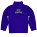 Weber State University Wildcats WSU Vive La Fete Game Day Solid Purple Quarter Zip Pullover Sleeves - Vive La Fête - Online Apparel Store