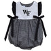 Wake Forest Demon Deacons Embroidered Black Gingham Girls Bubble