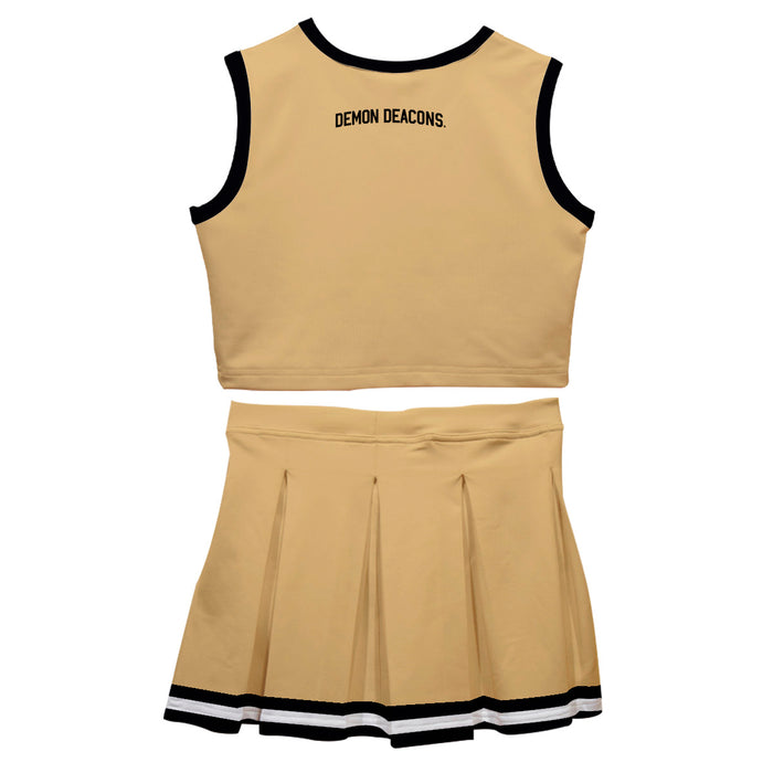 Wake Forest Demon Deacons WF Vive La Fete Game Day Gold Sleeveless Chearleader Set - Vive La Fête - Online Apparel Store