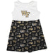 Wake Forest Demon Deacons WF Sleeveless Tank Dress Girls Black Repeat Print Hand Sketched Vive La Fete Impressions