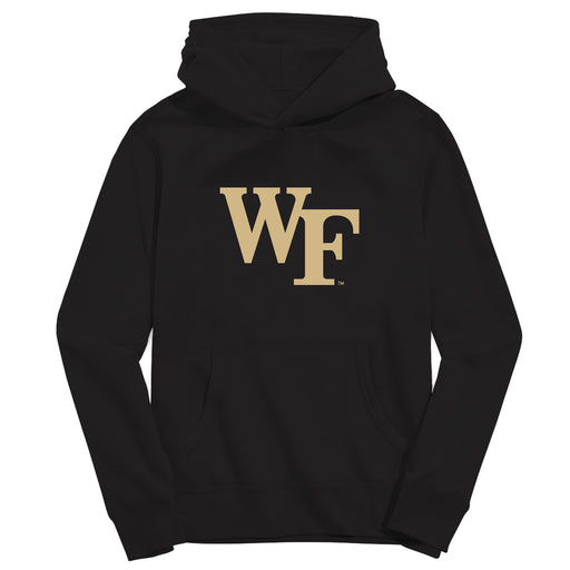 Wake Forest Demon Deacons WF Vive La Fete Black Cotton Youth Hoodie