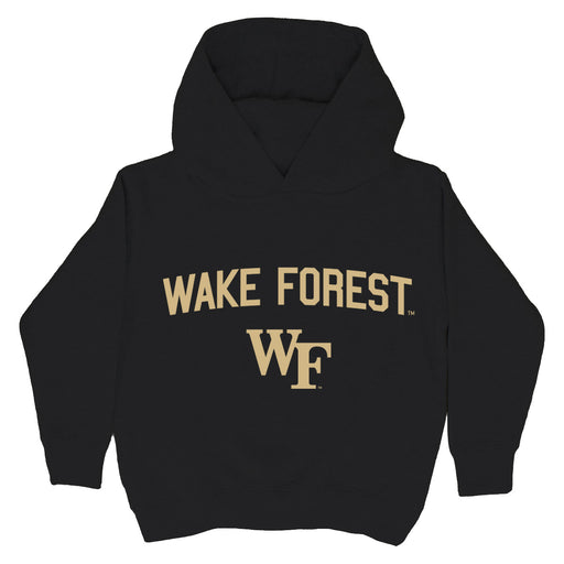 Wake Forest Demon Deacons WF Vive La Fete Black Cotton Toddler Hoodie
