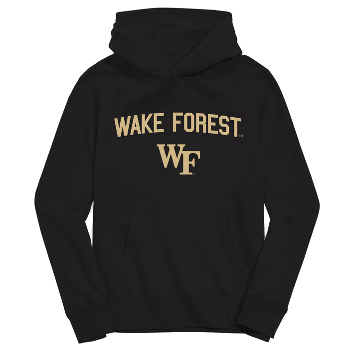 Wake Forest Demon Deacons WF Vive La Fete Black Cotton Youth Hoodie