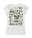 Wake Forest Demon Deacons WF Hand Sketched Vive La Fete Impressions Artwork White Girls Cotton Short Sleeve Tee - Vive La Fête - Online Apparel Store